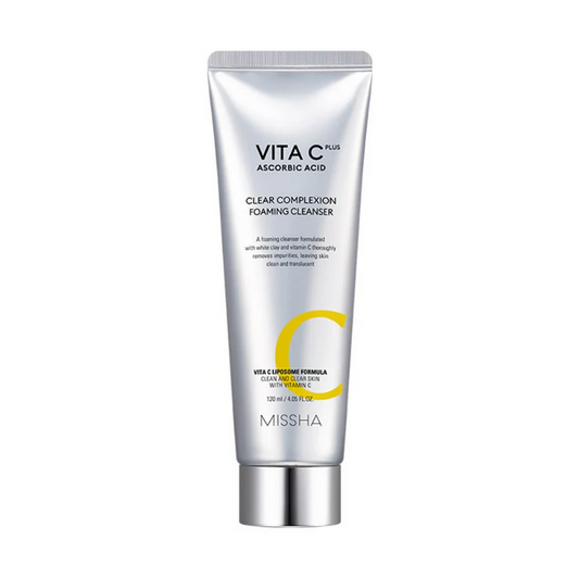 Missha - Vita C Plus Ascorbic Acid Clear Complexion Foaming Cleanser - 120 ml