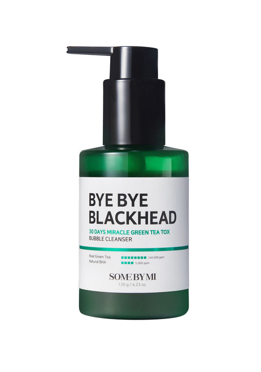 Some By Mi - Bye Bye Blackhead Miracle Groene Thee Tox Bubble Cleanser - 120ml
