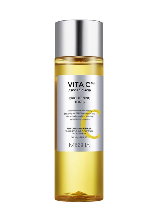 Missha - Vita C Plus Ascorbic Acid Brightening Toner - 200 ml