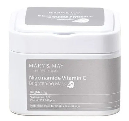 Mary & May - Niacinamide Vitamin C Brightening Mask - 30 pcs