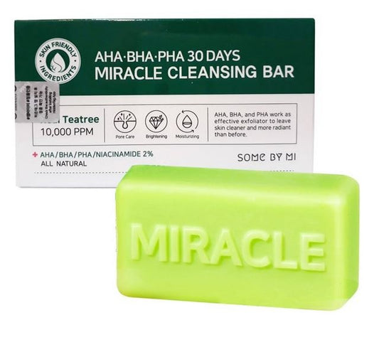 Some By Mi - AHA BHA PHA 30 Days Miracle Acne Cleansing Bar 100 g