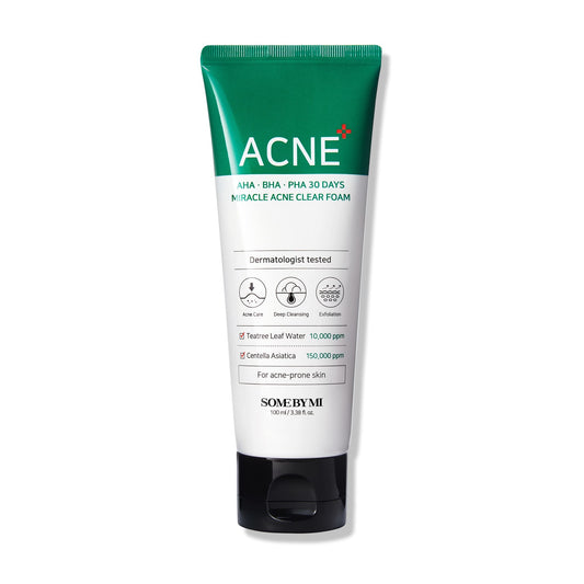 Some By Mi - AHA BHA PHA 30 Days Miracle Acne Clear Foam - 100ml